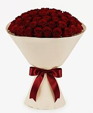 Букет 101 Бордовая роза Блэк Бакарра в Шуе
