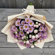 Букет цветов из:  Розы и Хризантемы в Шуе
